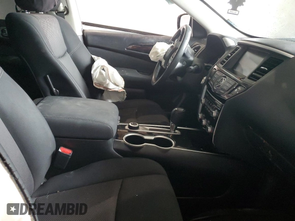 2017 Nissan Pathfinder SV with VIN 5N1DR2MM2HC691117, listed as a Copart auction lot 55679215 with Not provided miles and Salvage title. Bid and sale history available at DreamBid. Image 7.