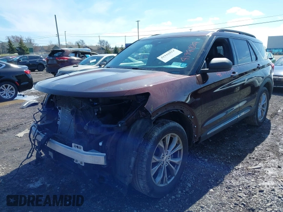 2020 Ford Explorer XLT with VIN 1FMSK8DHXLGA66970, listed as a IAAI auction lot 41941824 with 81,187 mi miles. Bid and sale history available at carsss.com. Image 19.