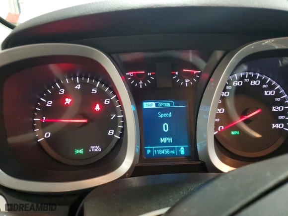 2015 Chevrolet Equinox LT with VIN 2GNALBEK9F6107539, listed as a Copart auction lot 86694634 with 118,456 mi miles and Salvage Title. Bid and sale history available at carsss.com. Image 9.