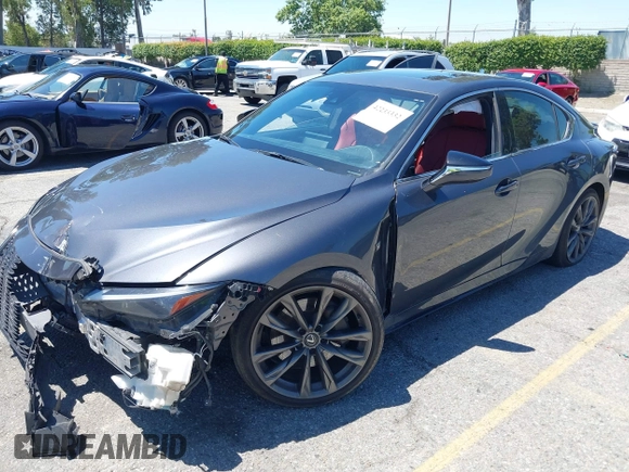 2023 Lexus IS 350 F Sport z VIN JTHGZ1B27P5063424, wystawiony jako IAAI lot #42233332 z przebiegiem 61 589 mil mil oraz . Historia ofert i sprzedaży dostępna na DreamBid. Obrazek 16.