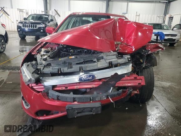 2012 Ford Fusion SEL with VIN 3FAHP0JA0CR348722, listed as a Copart auction lot 53050455 with 0 mi miles and Non Repairable. Bid and sale history available at carsss.com. Image 5.