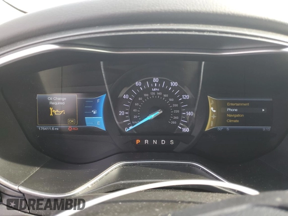 2014 Ford Fusion Titanium with VIN 3FA6P0K94ER386775, listed as a Copart auction lot 50552835 with 1,764,116 mi miles and Salvage Title. Bid and sale history available at carsss.com. Image 9.