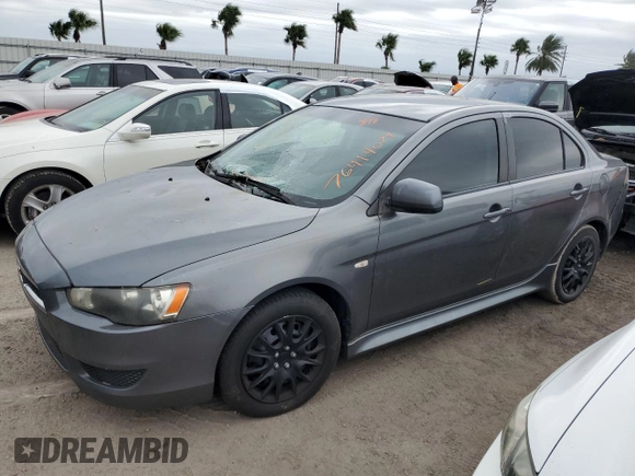 2011 Mitsubishi Lancer ES with VIN JA32U2FUXBU023492, listed as a Copart auction lot 76414074 with Not Provided miles and Salvage Title. Bid and sale history available at carsss.com. Image 1.
