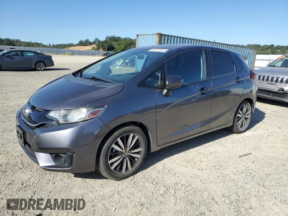 2017 Honda Fit EX-L with VIN JHMGK5H83HS008303, listed as a Copart auction lot 60751815 with 58,700 mi miles and Salvage title. Bid and sale history available at DreamBid. Image 1.