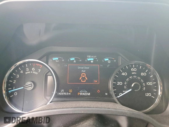 2020 Ford F-150 XL with VIN 1FTEW1C40LKE64326, listed as a Copart auction lot 63694335 with 42,376 mi miles and Salvage title. Bid and sale history available at DreamBid. Image 9.