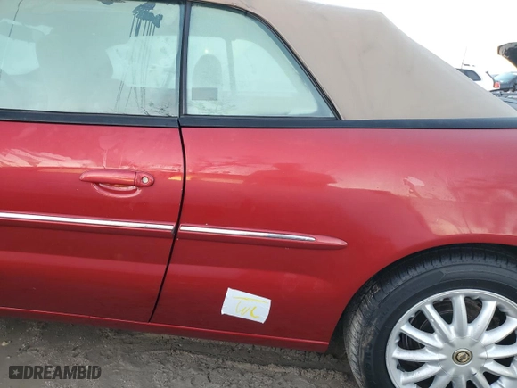 2002 Chrysler Sebring LX with VIN 1C3EL45X32N138927, listed as a Copart auction lot 75930324 with 47,350 mi miles and Non Repairable. Bid and sale history available at carsss.com. Image 12.