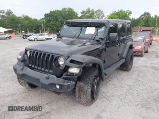 2021 Jeep Wrangler Unlimited Willys z VIN 1C4HJXDM5MW859724, wystawiony jako IAAI lot #42311203 z przebiegiem 71 887 mil mil oraz . Historia ofert i sprzedaży dostępna na DreamBid. Obrazek 17.