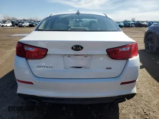 2015 Kia Optima LX with VIN KNAGM4A71F5636795, listed as a Copart auction lot 50013575 with 82,815 mi miles and Salvage Title. Bid and sale history available at carsss.com. Image 6.