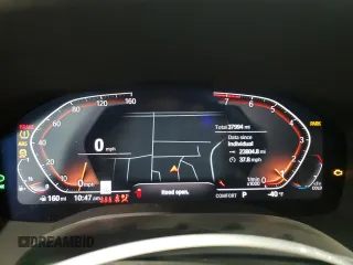 2022 BMW 8 Series 840i with VIN WBAGV4C06NCH11761, listed as a Copart auction lot 79094614 with 37,994 mi miles and Salvage title. Bid and sale history available at DreamBid. Image 9.