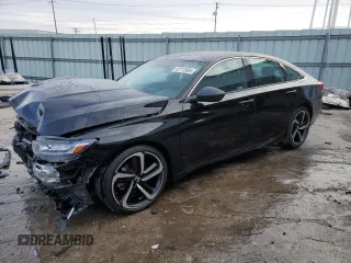 2019 Honda Accord Sedan Sport 1.5T with VIN 1HGCV1F34KA171337, listed as a Copart auction lot 42112995 with 41,615 mi miles and Salvage Title. Bid and sale history available at carsss.com. Image 1.