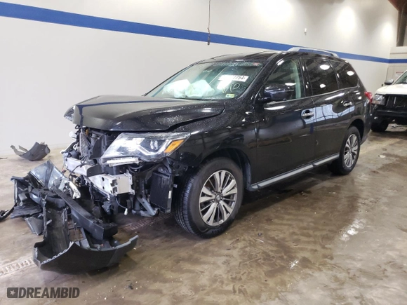 2018 Nissan Pathfinder SL with VIN 5N1DR2MM6JC623411, listed as a Copart auction lot 84332754 with 69,410 mi miles and Salvage Title. Bid and sale history available at carsss.com. Image 1.