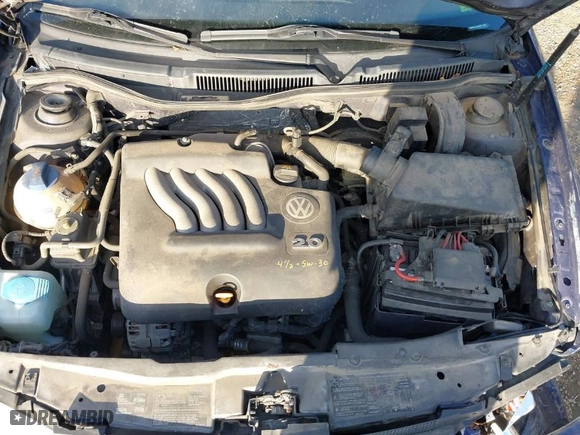 2004 Volkswagen Golf GL with VIN 9BWFL61J544011236, listed as a IAAI auction lot 41444973 with 101,756 mi miles. Bid and sale history available at carsss.com. Image 10.