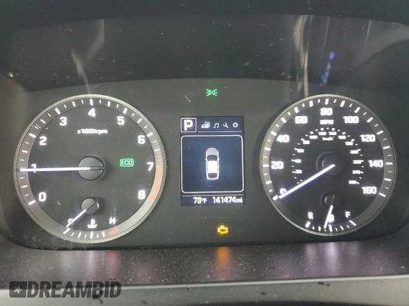 2016 Hyundai Sonata SE z VIN 5NPE24AF8GH268480, wystawiony jako Copart lot #59423185 z przebiegiem 141 474 mil mil oraz Nie do naprawy • Non repairable. Historia ofert i sprzedaży dostępna na DreamBid. Obrazek 9.