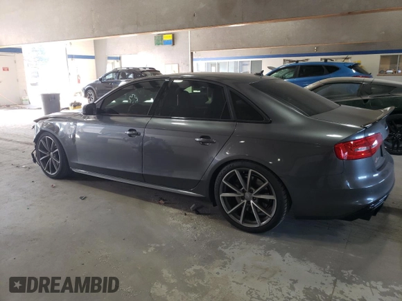 2016 Audi S4 Premium Plus with VIN WAUBGAFL1GA005642, listed as a Copart auction lot 79915864 with 43,534 mi miles and Salvage Title. Bid and sale history available at carsss.com. Image 2.