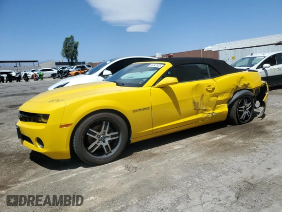 2011 Chevrolet Camaro 1LT with VIN 2G1FB3DD8B9209085, listed as a Copart auction lot 56243525 with 167,238 mi miles and Salvage title. Bid and sale history available at DreamBid. Image 1.