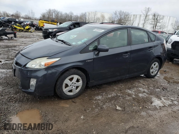 2010 Toyota Prius II with VIN JTDKN3DU0A0151348, listed as a Copart auction lot 48869465 with 117,056 mi miles and Salvage Title. Bid and sale history available at DreamBid. Image 1.