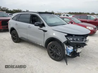 2023 Kia Sorento SX Prestige with VIN 5XYRKDLF2PG200889, listed as a Copart auction lot 78188064 with 0 mi miles and Salvage Title. Bid and sale history available at carsss.com. Image 4.