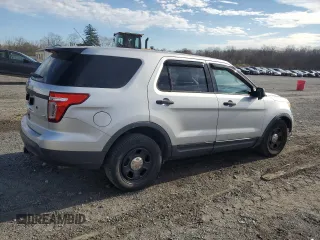 2014 Ford Utility Police Interceptor with VIN 1FM5K8AR1EGC01993, listed as a Copart auction lot 81580494 with 131,243 mi miles and Salvage Title. Bid and sale history available at carsss.com. Image 3.