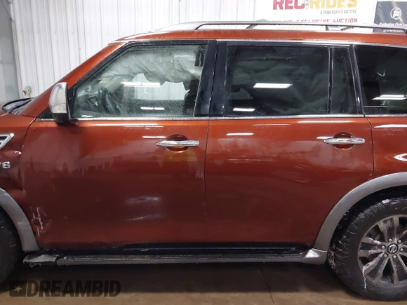 2017 Nissan Armada SV with VIN JN8AY2NC3H9502234, listed as a IAAI auction lot 41579070 with 92,439 mi miles and . Bid and sale history available at DreamBid. Image 14.