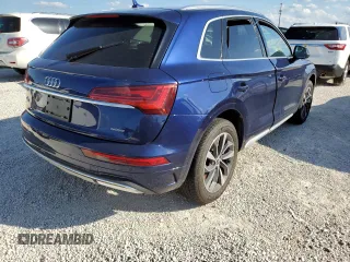 2021 Audi Q5 Premium Plus with VIN WA1BAAFYXM2033603, listed as a Copart auction lot 62543902 with 0 mi miles. Bid and sale history available at carsss.com. Image 4.
