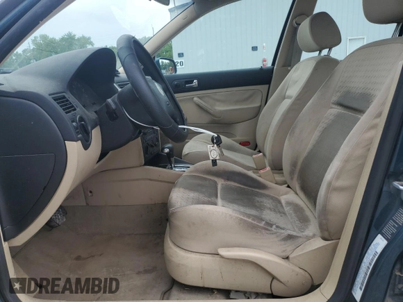 2002 Volkswagen Jetta with VIN 3VWRB69M82M035540, listed as a Copart auction lot 63227755 with 165,655 mi miles and Clean title. Bid and sale history available at DreamBid. Image 7.