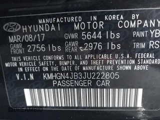 2018 Genesis G80 Sport z VIN KMHGN4JB3JU222805, wystawiony jako IAAI lot #41230894 z przebiegiem Nie podano mil oraz . Historia ofert i sprzedaży dostępna na DreamBid. Obrazek 9.