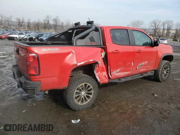 2018 Chevrolet Colorado 4WD ZR2 with VIN 1GCGTEEN8J1102830, listed as a Copart auction lot 46324645 with 83,874 mi miles and Salvage Title. Bid and sale history available at carsss.com. Image 3.