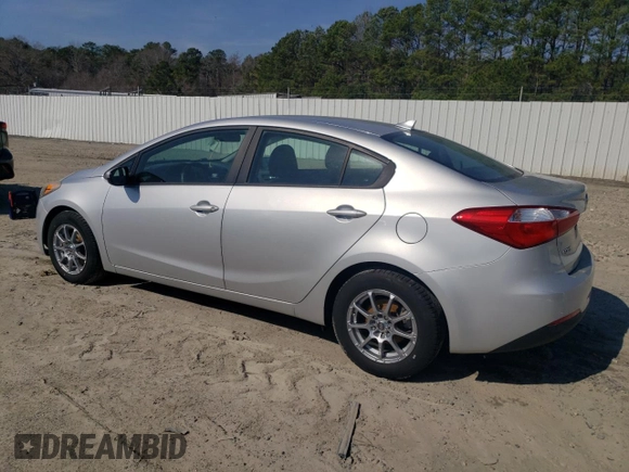 2015 Kia Forte LX with VIN KNAFK4A61F5337736, listed as a Copart auction lot 47849025 with 105,705 mi miles and Clean Title. Bid and sale history available at carsss.com. Image 2.