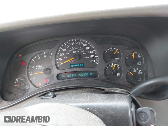 2003 GMC Sierra 1500 SLT with VIN 2GTEC19TX31404836, listed as a IAAI auction lot 42011067 with 233,458 mi miles and . Bid and sale history available at carsss.com. Image 16.