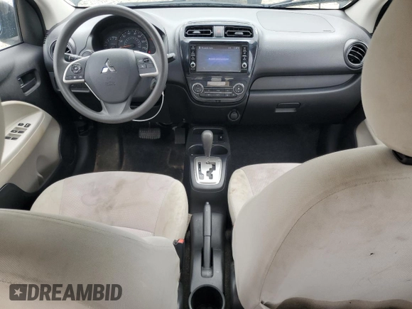2020 Mitsubishi Mirage ES with VIN ML32F3FJ4LHF02272, listed as a Copart auction lot 55845505 with 48,763 mi miles and Salvage title. Bid and sale history available at DreamBid. Image 8.