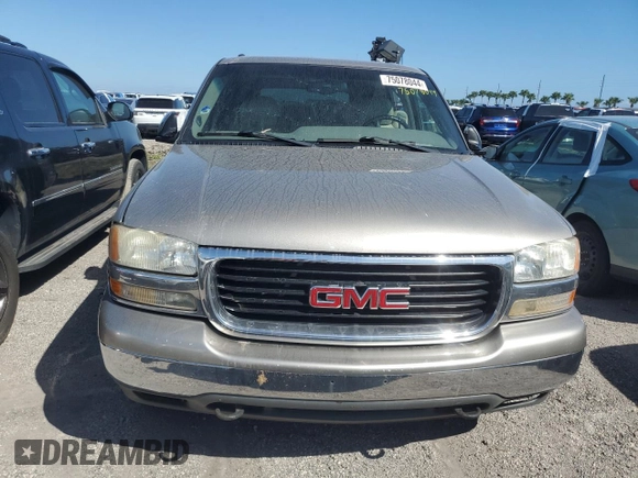 2000 GMC Yukon SLT with VIN 1GKEK13T9YJ105125, listed as a Copart auction lot 75078044 with 0 mi miles and Salvage Title. Bid and sale history available at carsss.com. Image 5.