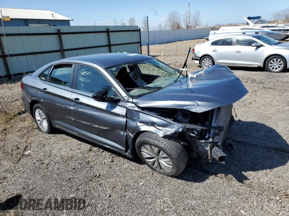 2019 Volkswagen Jetta S with VIN 3VWC57BU7KM074052, listed as a Copart auction lot 56577335 with Not provided miles and Non repairable. Bid and sale history available at DreamBid. Image 4.
