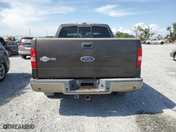 2005 Ford F-150 XLT with VIN 1FTPW12515KC25535, listed as a Copart auction lot 50210615 with 102,532 mi miles and Non Repairable. Bid and sale history available at carsss.com. Image 6.