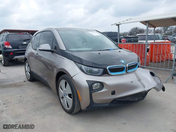 2014 BMW i3 with VIN WBY1Z4C54EVX62782, listed as a IAAI auction lot 41707914 with NaN miles. Bid and sale history available at carsss.com. Image 1.