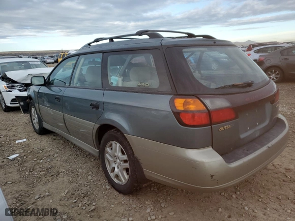 2001 Subaru Legacy Wagon Outback w/RB Equip with VIN 4S3BH665117603197, listed as a Copart auction lot 85469874 with 0 mi miles and Salvage Title. Bid and sale history available at carsss.com. Image 2.