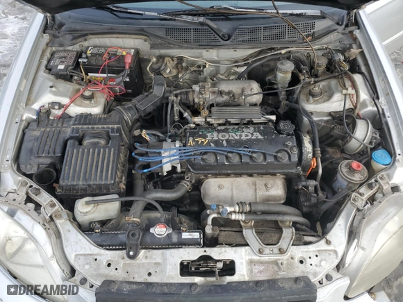 1998 Honda Civic EX with VIN 1HGEJ8143WL009772, listed as a Copart auction lot 46605665 with 190,316 mi miles and Salvage Title. Bid and sale history available at carsss.com. Image 11.