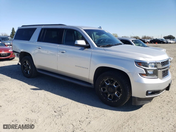 2016 Chevrolet Suburban LT with VIN 1GNSKHKC5GR310280, listed as a Copart auction lot 47633465 with 81,471 mi miles and Salvage Title. Bid and sale history available at carsss.com. Image 4.