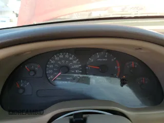 2004 Ford Mustang Deluxe with VIN 1FAFP44684F168134, listed as a Copart auction lot 46898385 with 124,391 mi miles and Salvage Title. Bid and sale history available at carsss.com. Image 9.