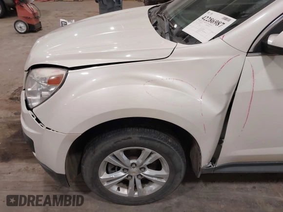 2015 Chevrolet Equinox LT with VIN 1GNALBEK2FZ132223, listed as a IAAI auction lot 42286987 with 91,715 mi miles and . Bid and sale history available at DreamBid. Image 6.