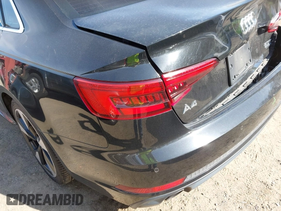 2017 Audi A4 Premium Plus with VIN WAUENAF42HN019863, listed as a IAAI auction lot 42046853 with 112,667 mi miles. Bid and sale history available at carsss.com. Image 18.