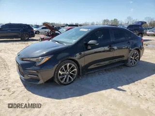 2022 Toyota Corolla SE with VIN 5YFS4MCE7NP126008, listed as a Copart auction lot 46907645 with 26,999 mi miles and Salvage Title. Bid and sale history available at DreamBid. Image 1.