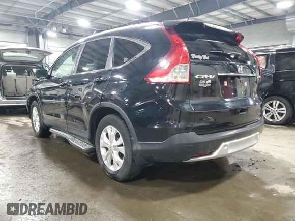 2013 Honda CR-V EX-L with VIN 5J6RM4H77DL000757, listed as a Copart auction lot 47537135 with 212,576 mi miles and Salvage Title. Bid and sale history available at carsss.com. Image 2.