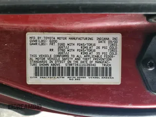 2001 Toyota Tundra SR5 with VIN 5TBRT34111S139340, listed as a Copart auction lot 51464275 with 212,603 mi miles and Salvage Title. Bid and sale history available at carsss.com. Image 12.