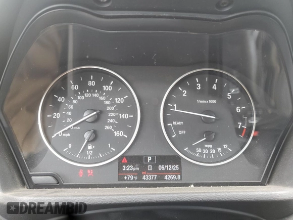 2017 BMW X1 xDrive28i with VIN WBXHT3Z3XH4A53999, listed as a Copart auction lot 60500265 with 43,377 mi miles and Salvage title. Bid and sale history available at DreamBid. Image 9.