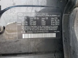2017 Hyundai Santa Fe Sport 2.4L with VIN 5NMZTDLB9HH027955, listed as a Copart auction lot 46756755 with 61,430 mi miles and Salvage Title. Bid and sale history available at carsss.com. Image 14.