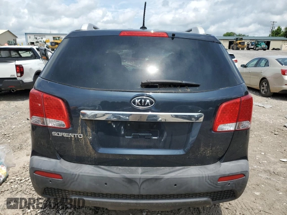 2013 Kia Sorento LX with VIN 5XYKT4A6XDG351167, listed as a Copart auction lot 59327815 with 114,499 mi miles and Salvage title. Bid and sale history available at DreamBid. Image 6.