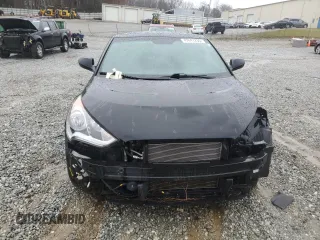 2017 Hyundai Veloster Value Edition with VIN KMHTC6AD4HU322097, listed as a Copart auction lot 47847235 with 64,675 mi miles and Salvage Title. Bid and sale history available at carsss.com. Image 5.