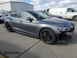 2018 Audi A5 Sportback Premium Plus with VIN WAUENCF54JA024404, listed as a Copart auction lot 47807674 with 68,005 mi miles. Bid and sale history available at carsss.com. Image 4.