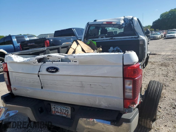 2021 Ford F-350 XL z VIN 1FT8W3DT5MED43189, wystawiony jako Copart lot #49719144 z przebiegiem Nie podano mil oraz Szkoda całkowita • Salvage title. Historia ofert i sprzedaży dostępna na DreamBid. Obrazek 6.