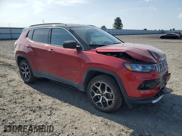 2025 Jeep Compass Limited with VIN 3C4NJDCN6ST546034, listed as a Copart auction lot 60867155 with 5,285 mi miles and Salvage title. Bid and sale history available at DreamBid. Image 4.